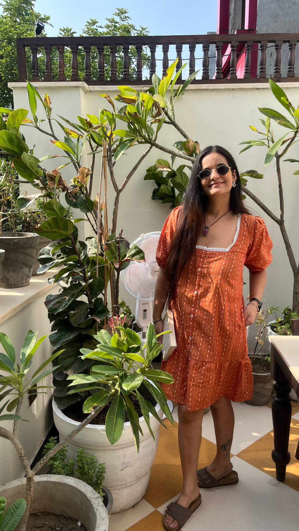 Minimalist Citrus Dress