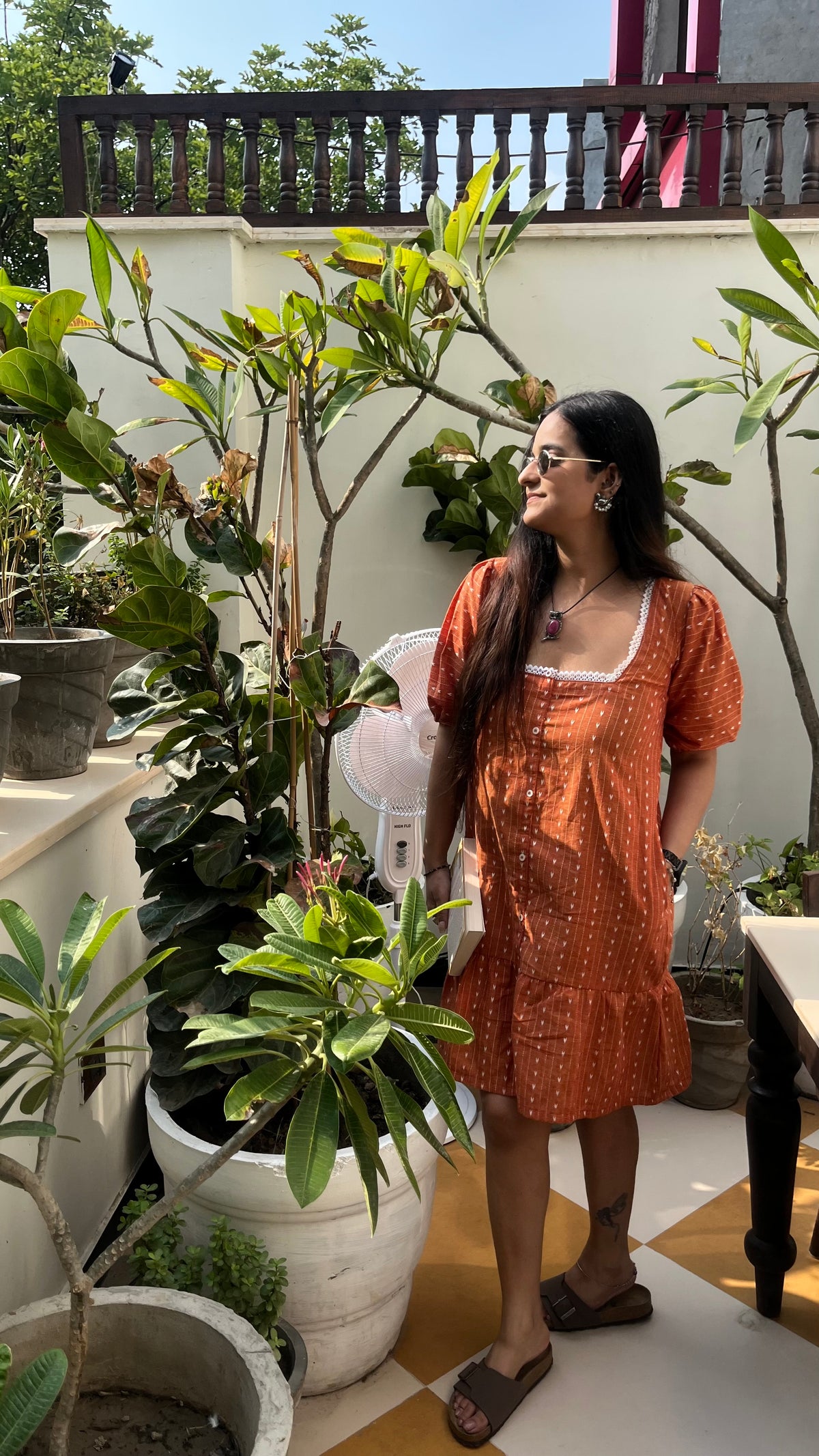 Minimalist Citrus Dress