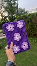 Flowery Purple Book Covers